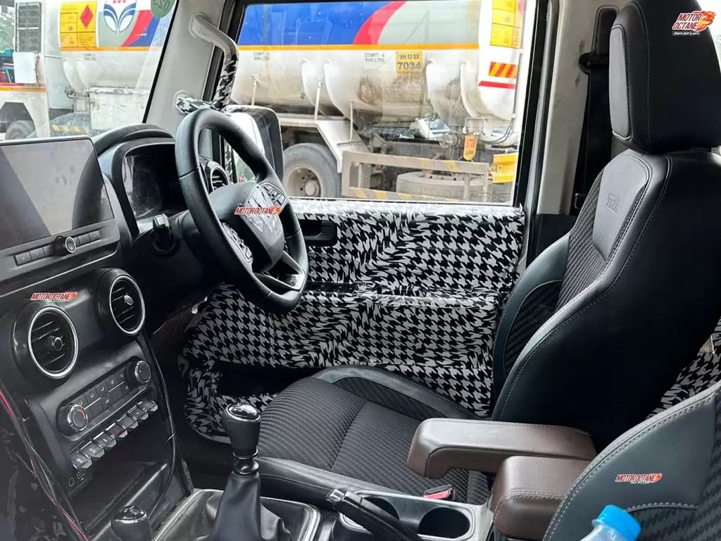 2024-Mahindra-Thar-5-Door-Interior-Spied